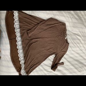 Oversized tunic dress